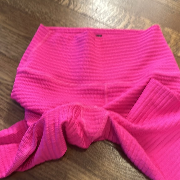 CARBON38 Ribbed 7/8 Legging Neon pink - Picture 5 of 8